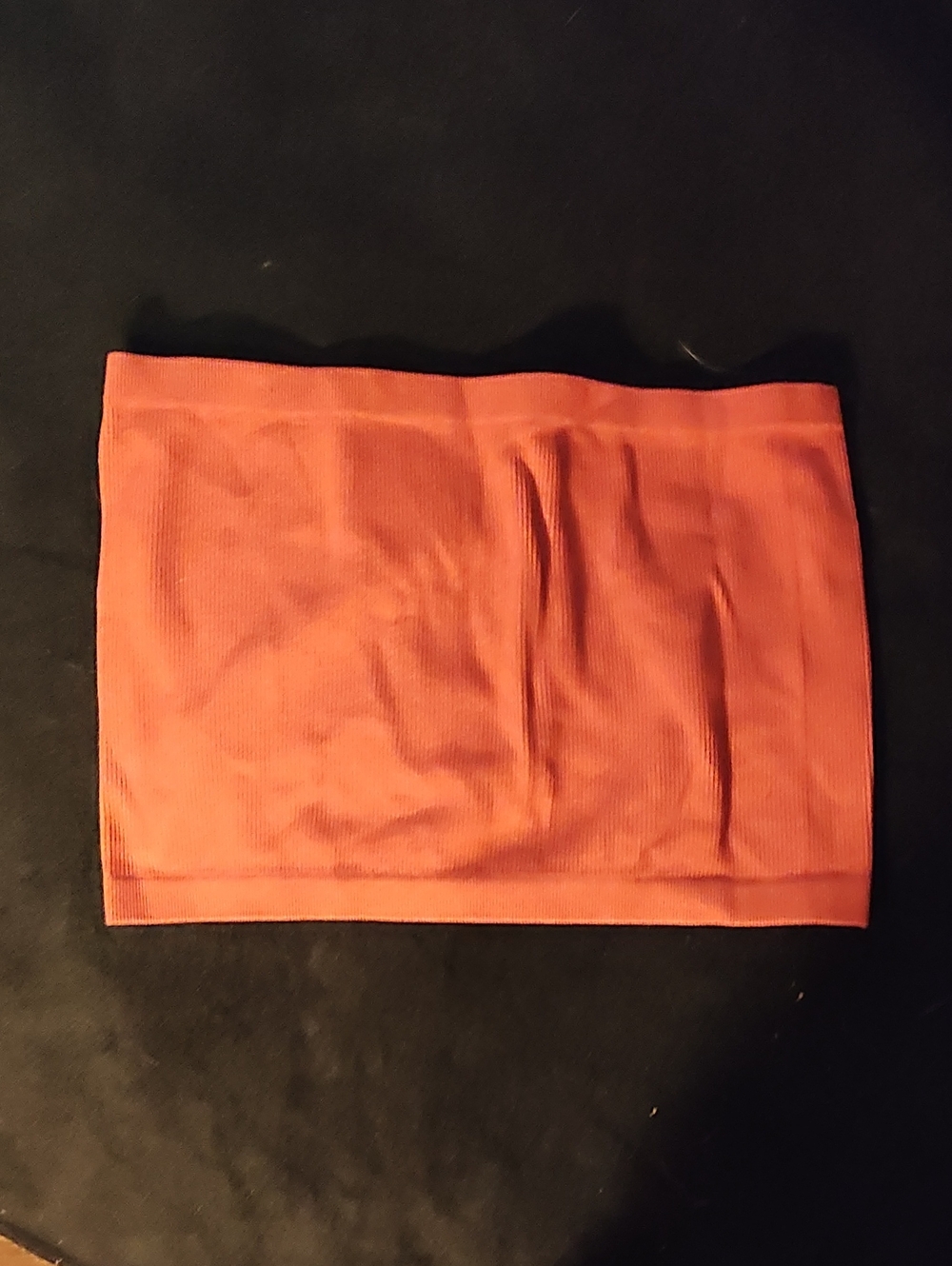 Women's Strapless Tube Skirt - Coral Orange